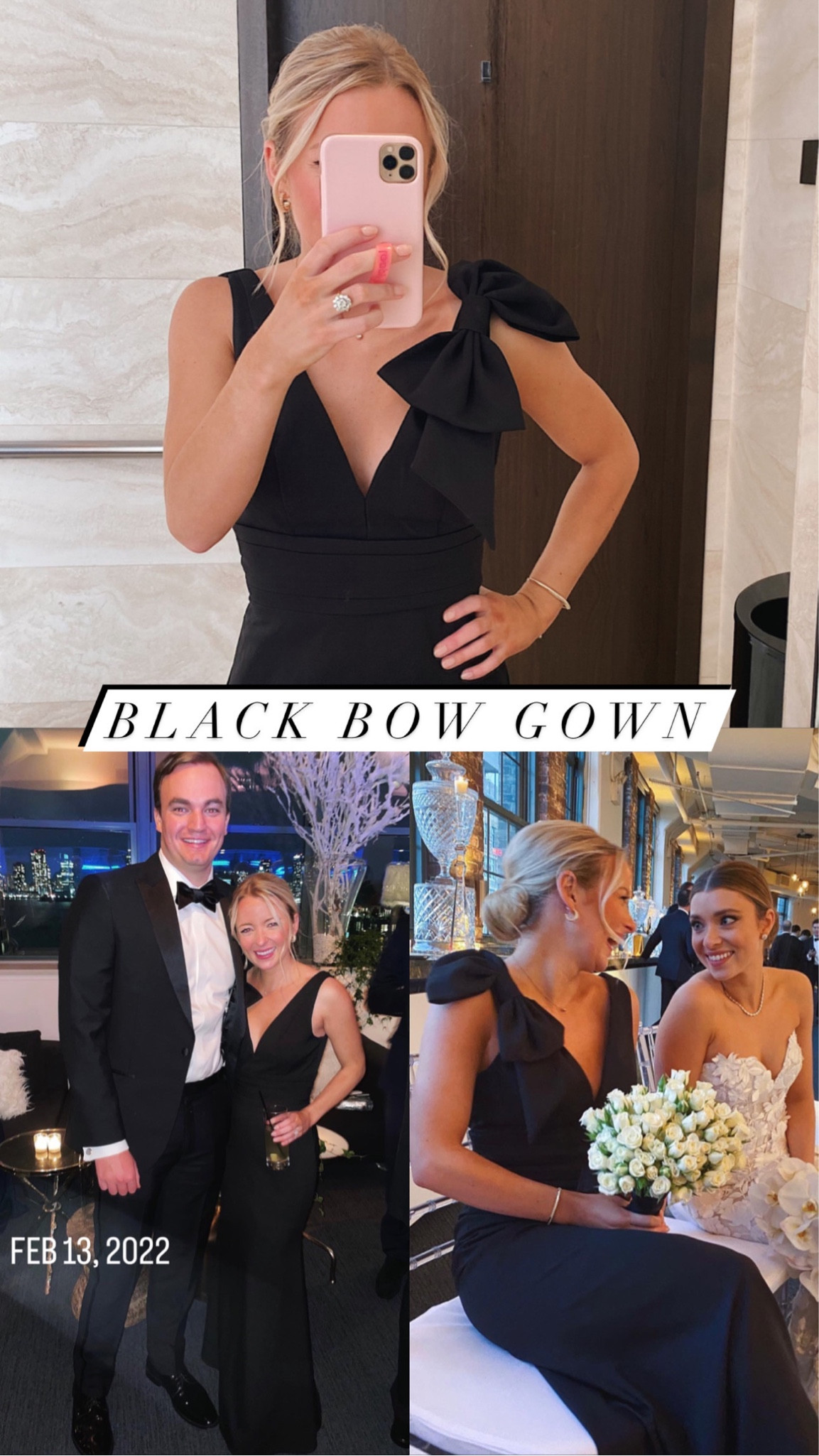 Black Mac Duggal Bow Shoulder V Neck Gown. Perfect for a bridesmaids dress! 

#LTKwedding #LTKstyletip #LTKfit