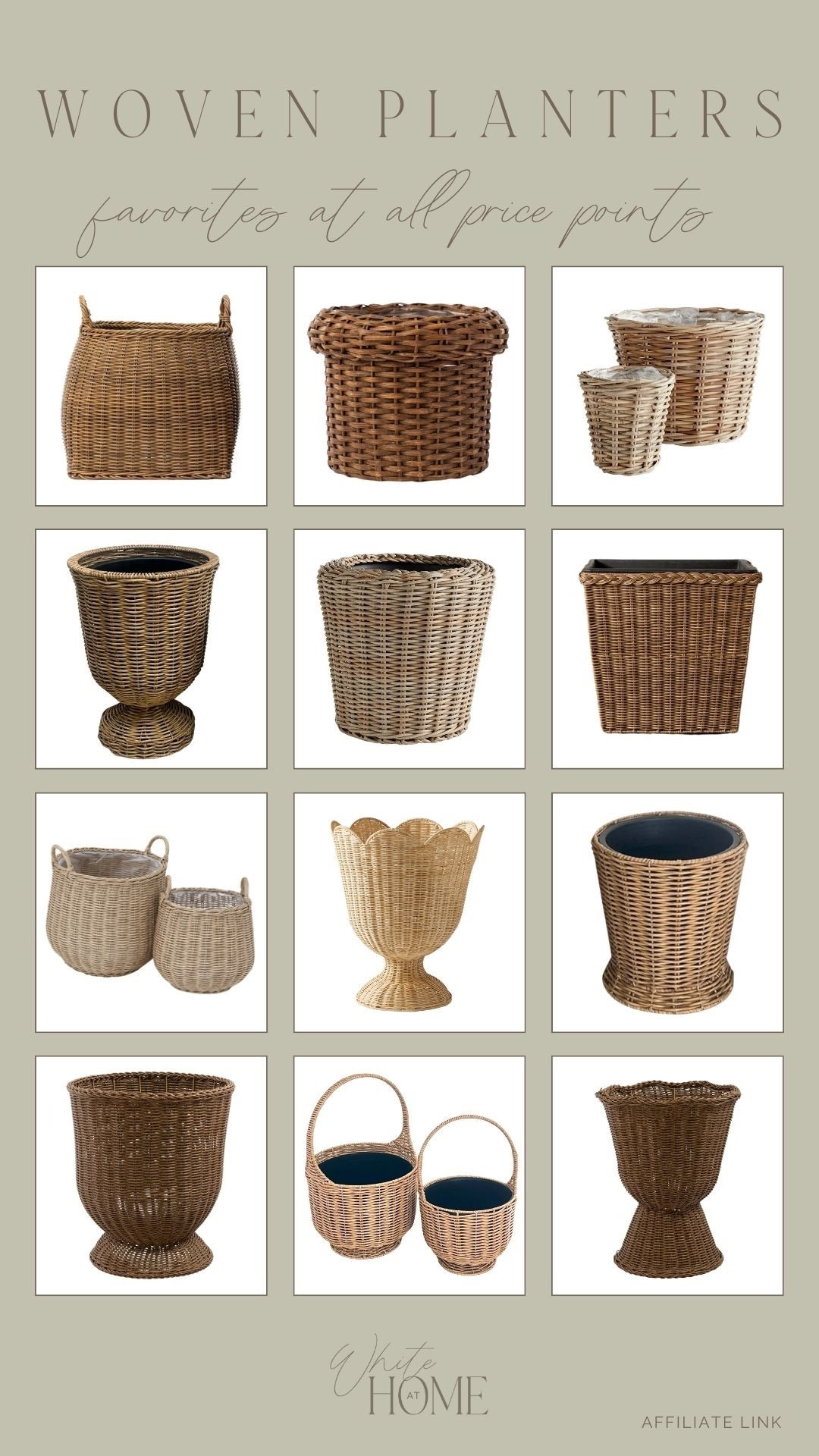 Woven planters are a beautiful way to add texture and warmth to your porch or patio! Functional, charming, and so pretty. 

#LTKHome
