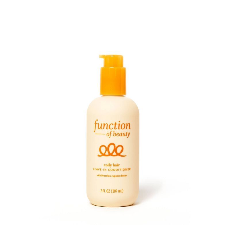 Function of Beauty Coily Hair Leave-In Conditioner Base with Brazilian Cupuacu Butter - 7 fl oz | Target