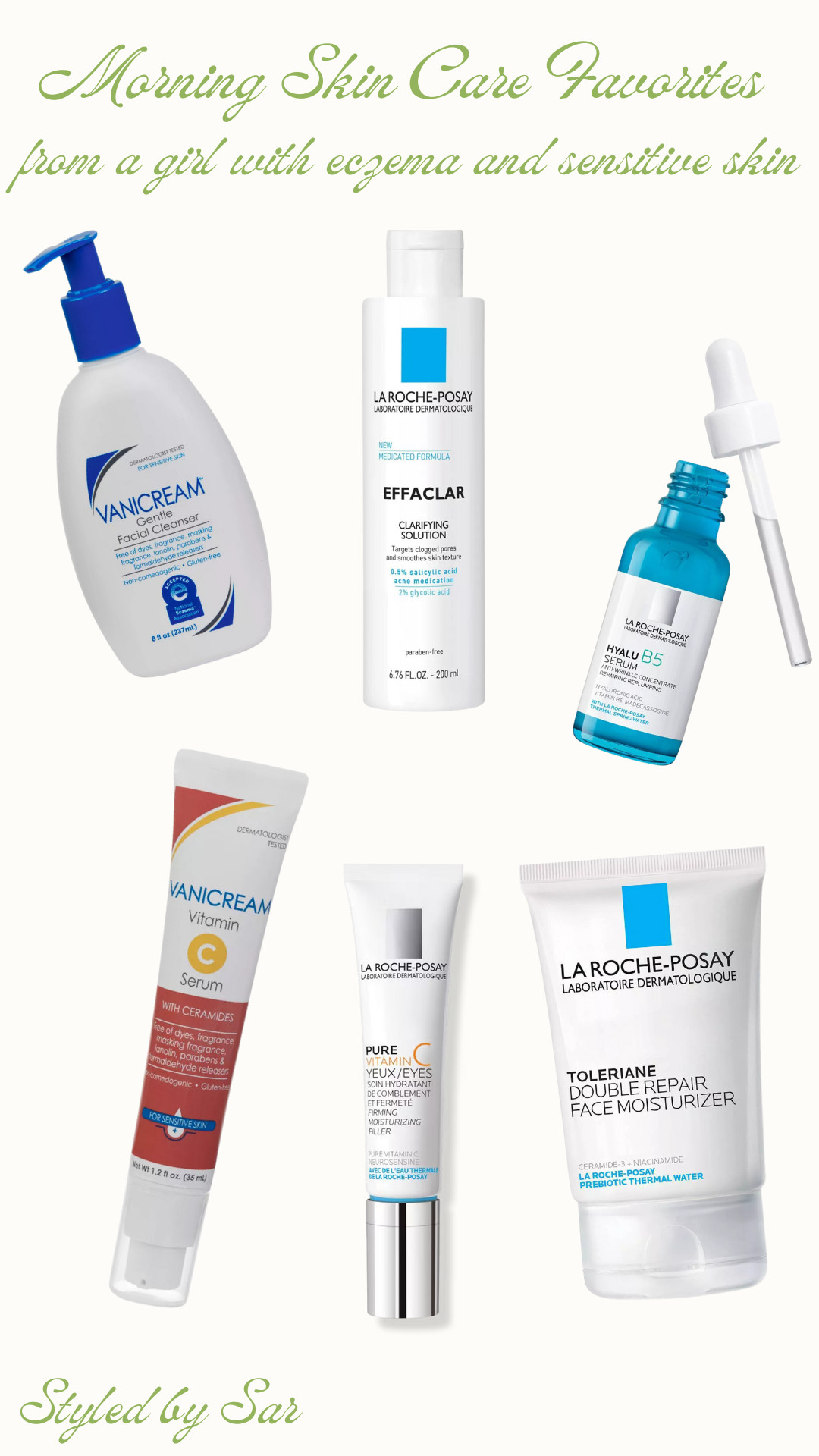 Morning Skin Care Favorites - affordable skin care for combination (leaning dry), sensitive skin! Keeping it basic is the way to go!! I also love to spray tower 28 (Amazon brand works great too) throughout the day if I’m not wearing makeup! 

#larocheposay #skincare #amskincareroutine #affordableskincare #vanicream #ezcema #sensitiveskin 

 

#LTKBeauty