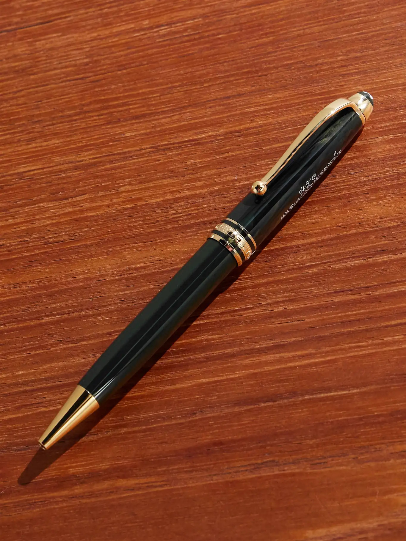 Meisterstück The Origin Collection Classique Resin and Gold-Plated Ballpoint Pen | Mr Porter (US & CA)