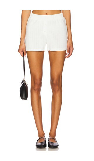 VIR VITA Pointelle Short in White. - size M | Revolve Clothing (Global)