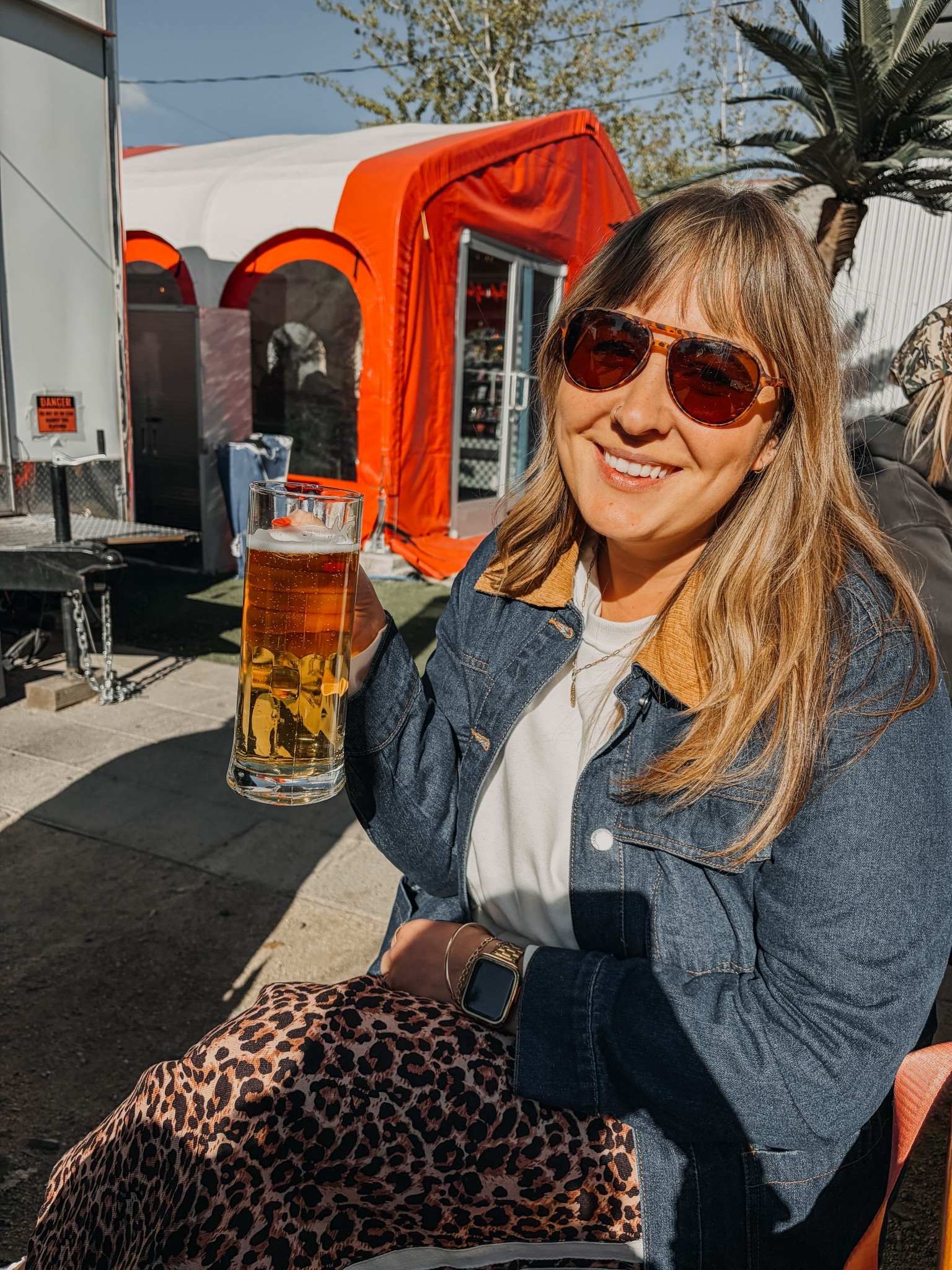 Cindy airport fit straight to the beer garden 

#LTKMidsize #LTKootd