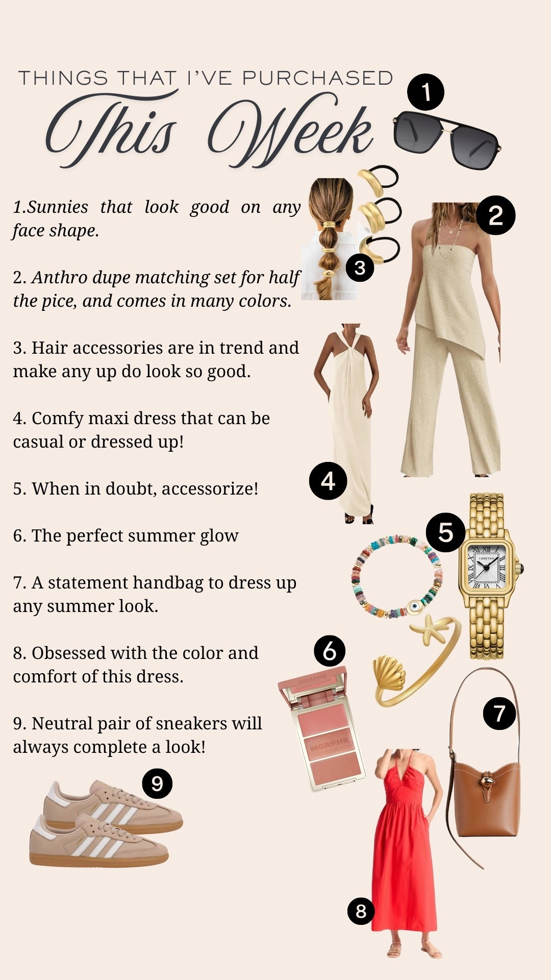 Few items I’ve been obsessed and loving lately ! #amazonfinds #summerOOTD 