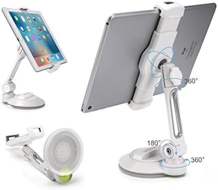 Grip Tight iPad Suction Cup Holder Fits 4-11” Display, Large Swivel Sticky Tablet Phone Stand P... | Amazon (US)