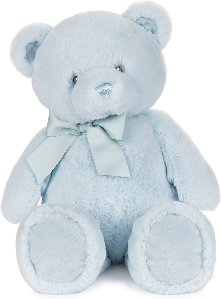 Gund Baby My First Friend Teddy Bear, Blue, Ultra Soft Animal Plush Toy for Babies and Newborns | Amazon (US)