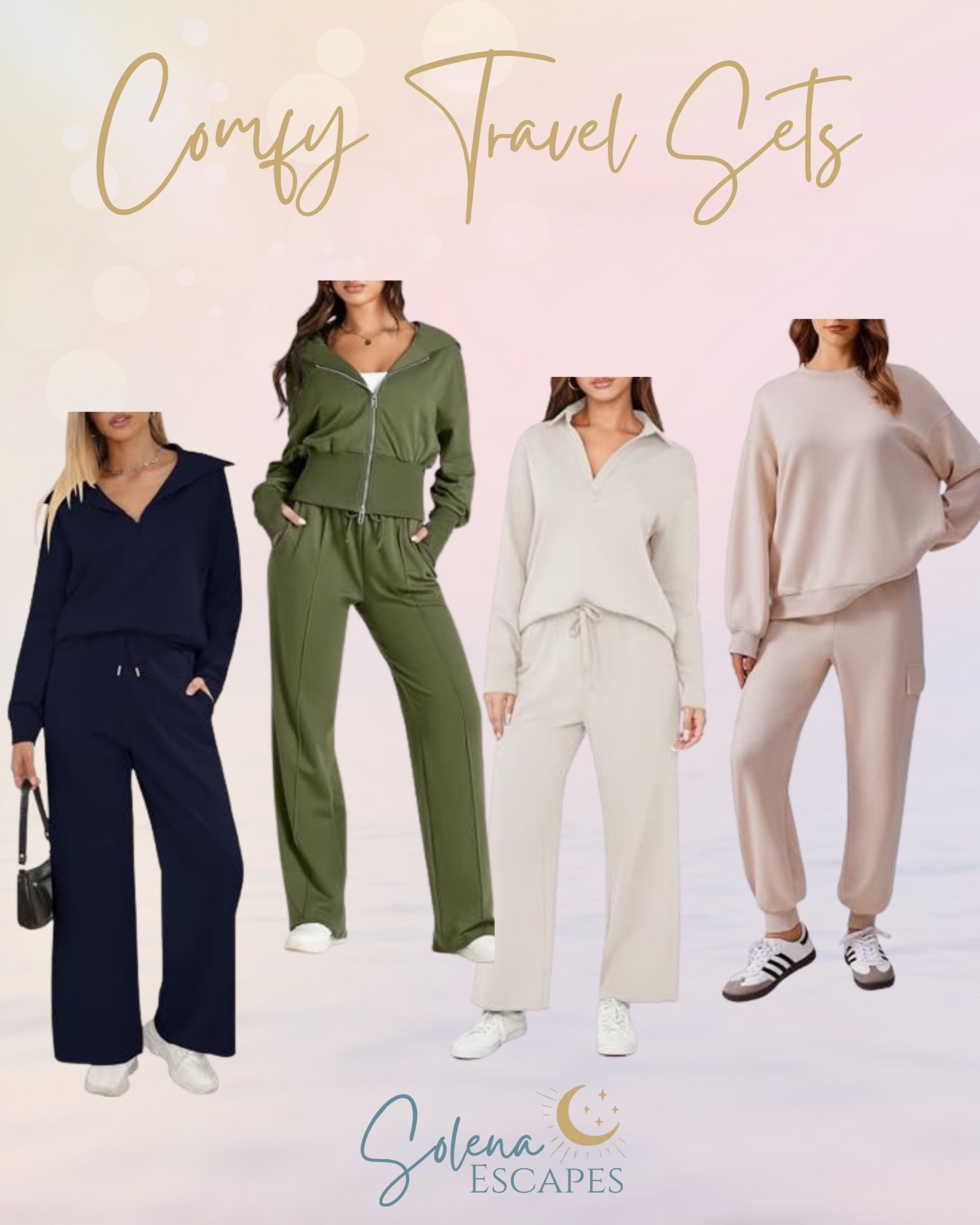 Travel in style and comfort in these cozy sets - each includes a cozy top and comfy pants so you can snooze on your flight and arrive rested to your vacation destination!

#LTKFindsUnder50 #LTKTravel