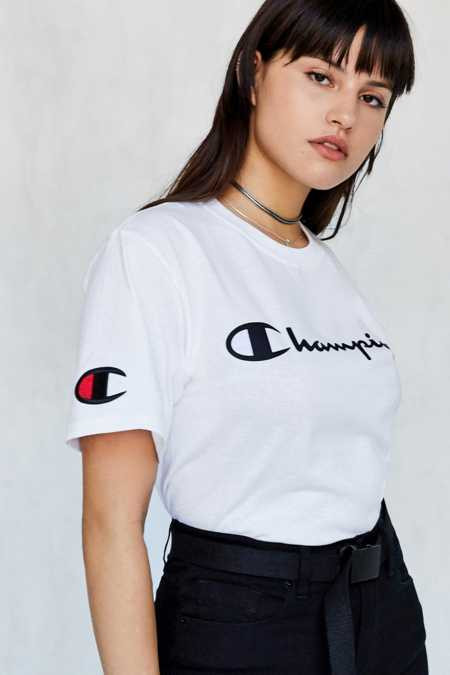 Champion + UO Logo Tee | Urban Outfitters US