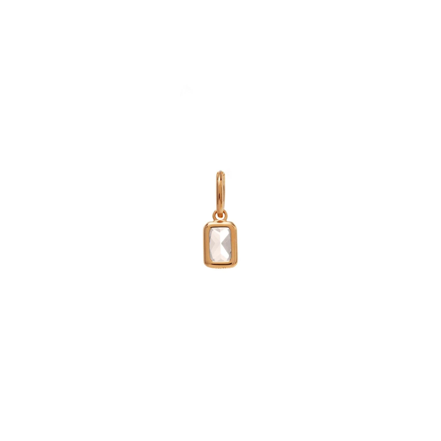 Baguette Birthstone Charm | Tiny Tags (US)