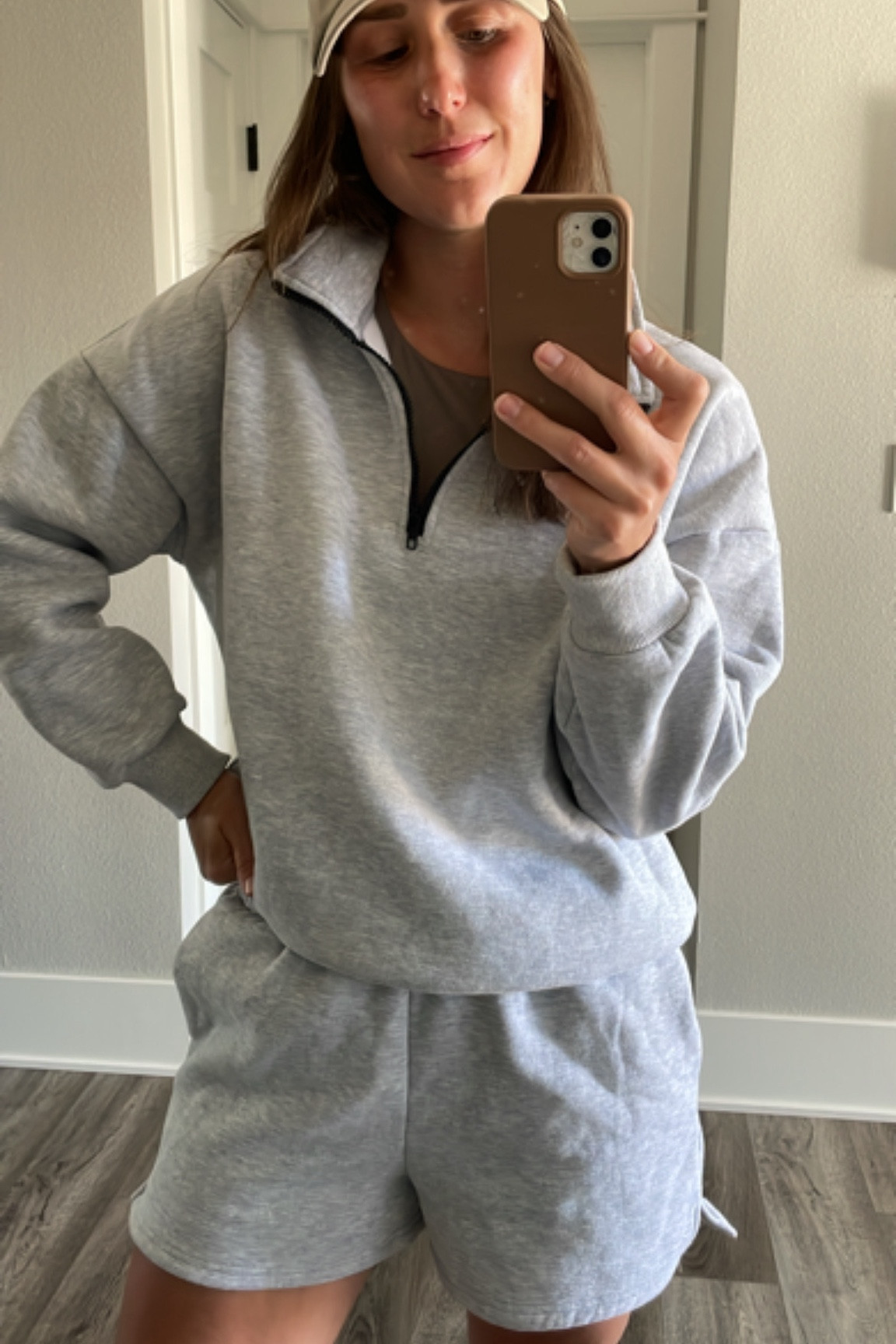 Under $30 via Amazon. Lots of colors! Both pieces are fleece lined & great for in-between spring days. Can easily wear separately too. #amazonfinds #matchingset #springfashion #shortsset #quarterzip 

#LTKfindsunder100 #LTKfindsunder50