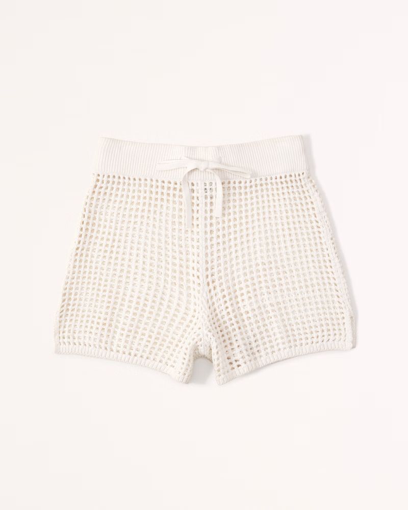 Crochet Coverup Shorts | Abercrombie & Fitch (US)