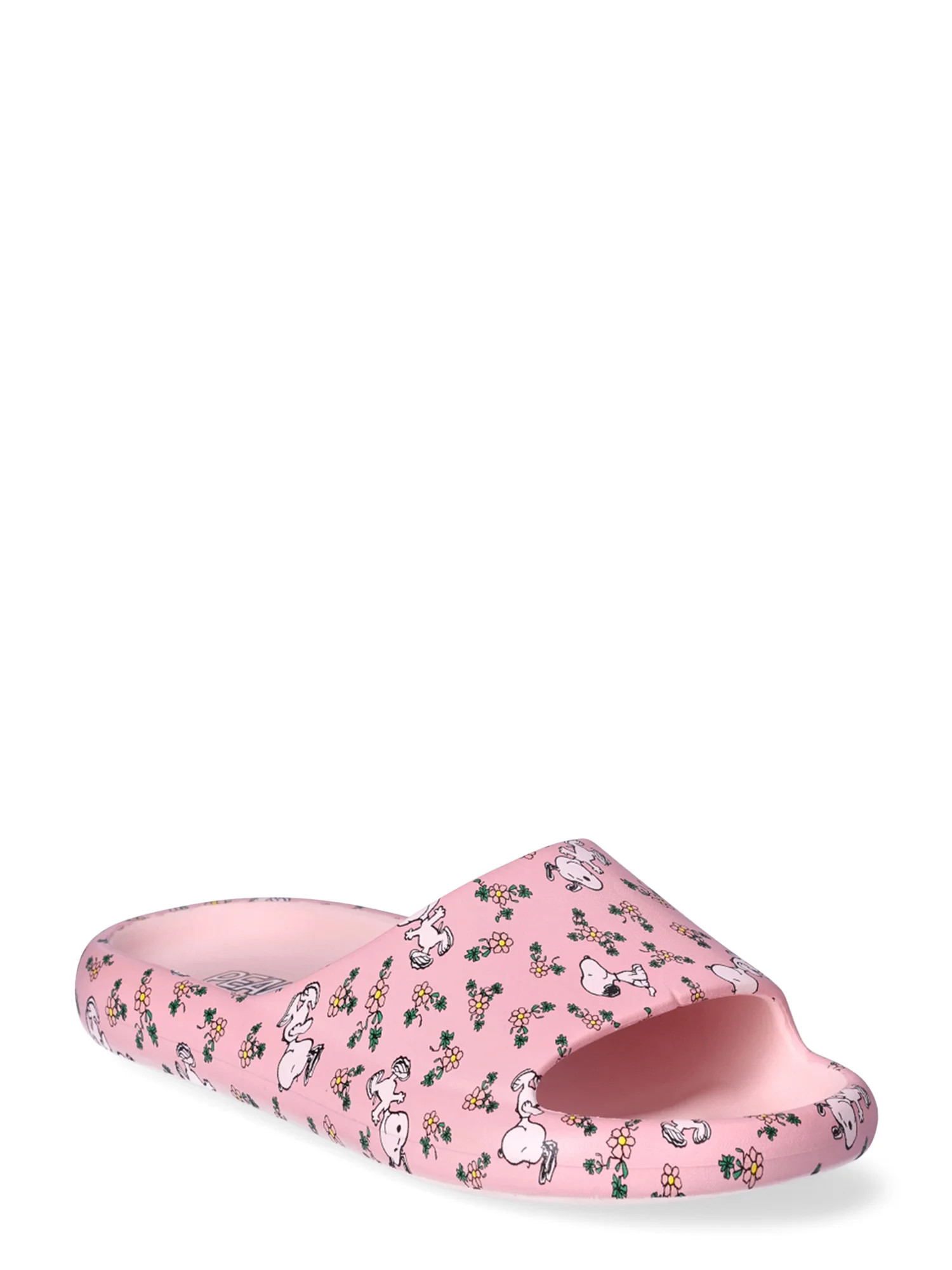 Peanuts Women's Snoopy Comfort Slide Sandals, Sizes 6-11 | Walmart (US)