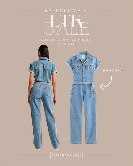 How cute is this denim jumpsuit?? Such a cute fall outfit / country concert outfit  

#LTKfindsunder100 #LTKSale #LTKSeasonal