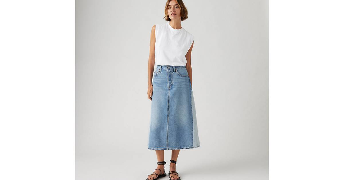 High Rise A-line Pieced Skirt | Levi's US