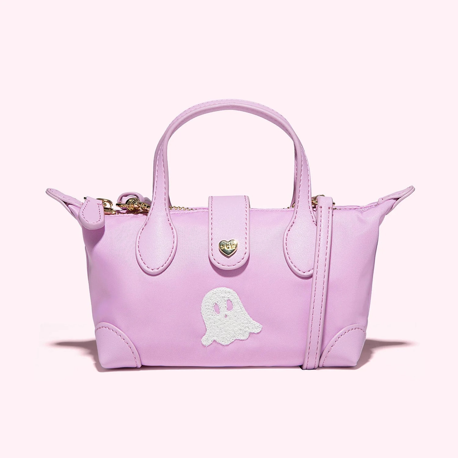 Hand Embroidered Ghost Pouchette Crossbody Bag | Stoney Clover Lane | Stoney Clover Lane