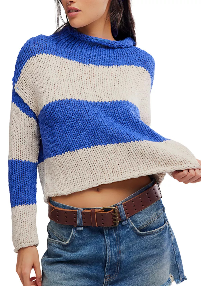 Opal Rollneck Knit Stripe Sweater | Belk