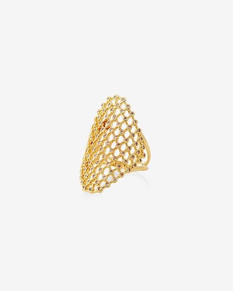 woven pave ring | Express