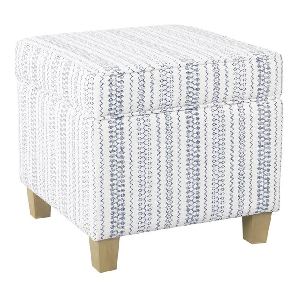 HomePop Home Decor | K7342-F2359 |Classic Square Storage Ottoman with Lift Off Lid | Ottoman with... | Amazon (US)