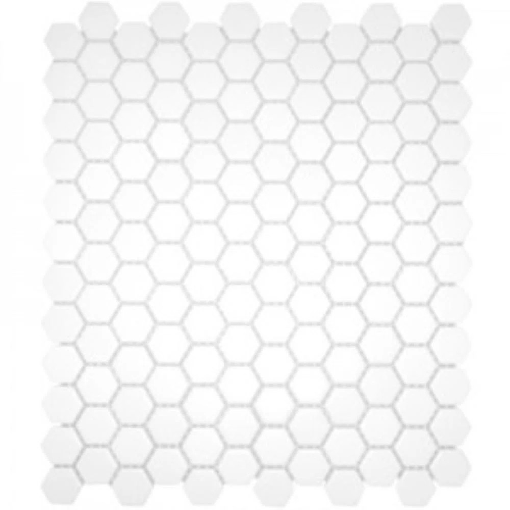 Cascade 1" x 1" Porcelain Honeycomb Mosaic Wall & Floor Tile | Wayfair Professional