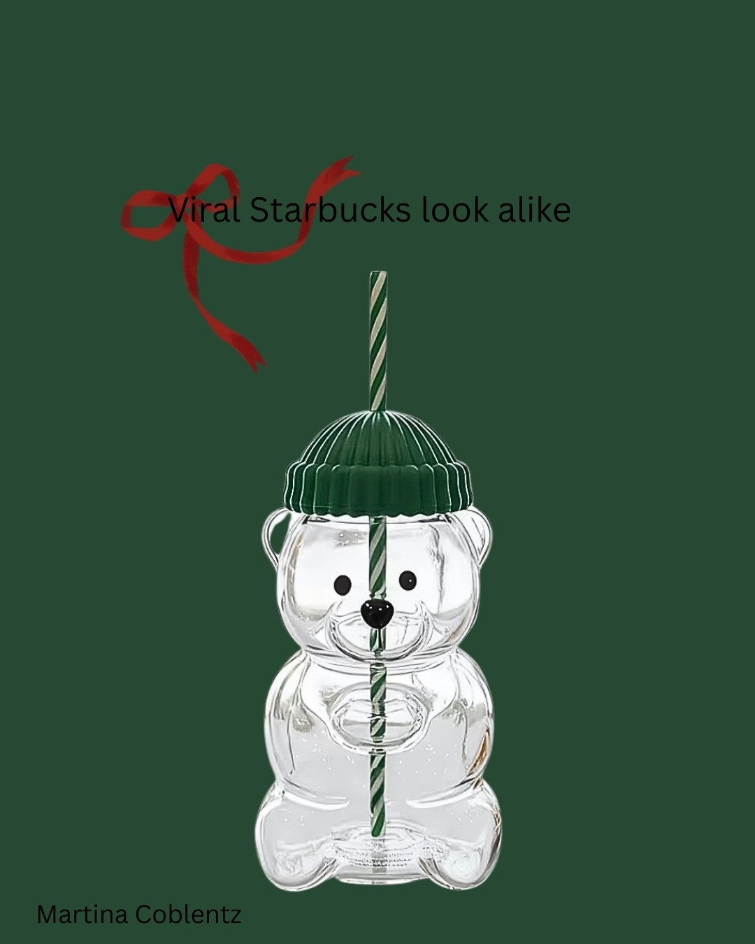 Glass Bear starbucks cup look alike 

•bear glass cup •coffee cup •Christmas •viral •trending  

#LTKSeasonal #LTKHoliday #LTKGiftGuide