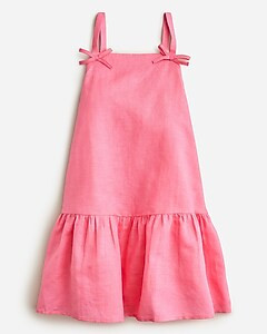 Girls' drop-waist dress in linen-cotton blend | J. Crew US