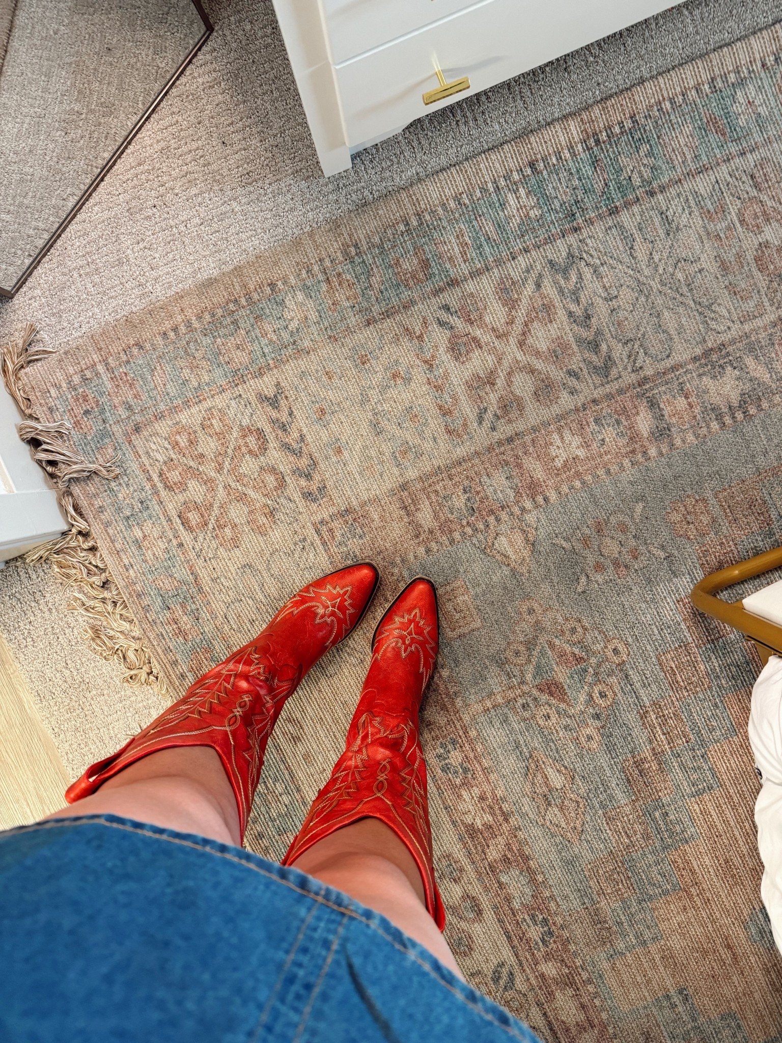 Red boots!

#LTKFindsUnder100 #LTKShoeCrush