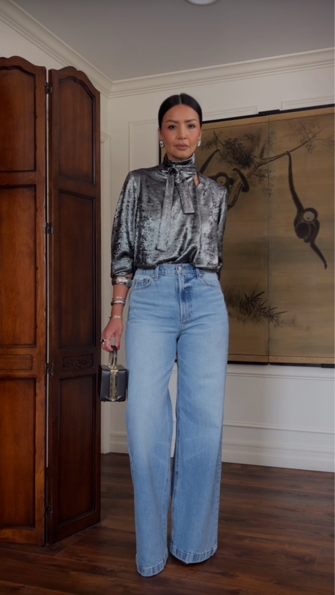 Pants I’m wearing are size 28. (On sale now)
Top is size medium.

#LTKOver40 #LTKHoliday #LTKCyberWeek