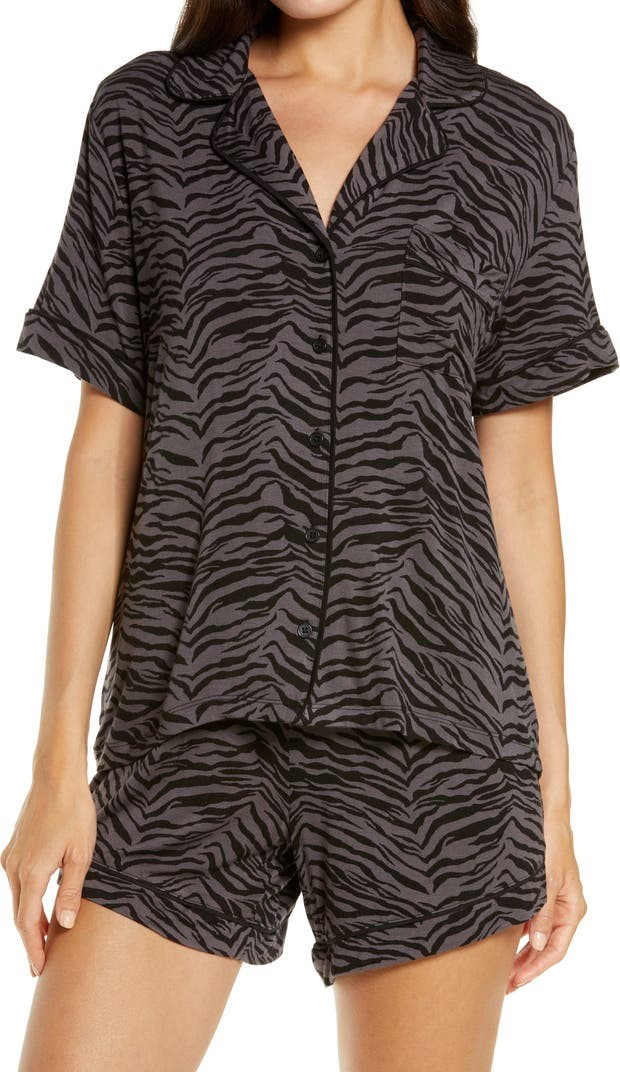 Nessa Animal Print Short Pajamas | Nordstrom | Nordstrom