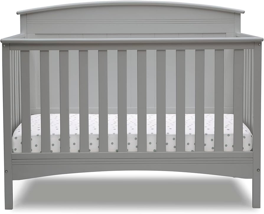 Delta Children Archer 4-in-1 Crib, Grey | Amazon (US)