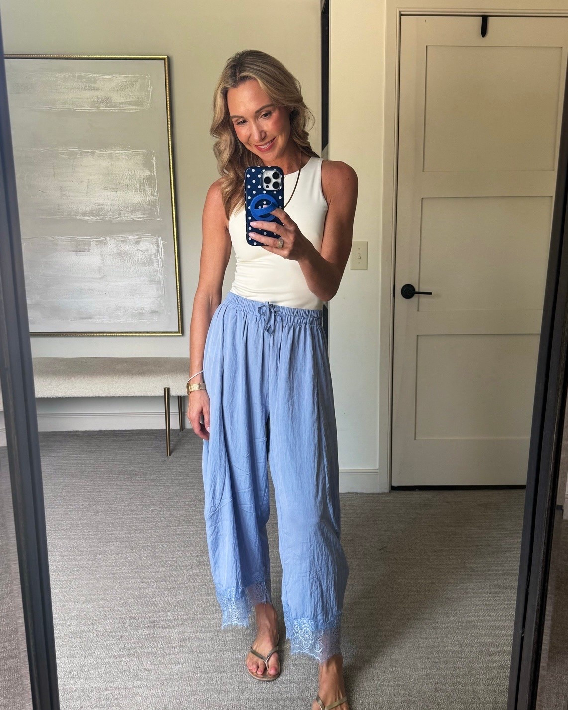 Perfect $35 pants for when your tan has begun to fade, and the days are starting to transition to fall. They come in tons of colors! 
(I’m wearing size S)

#LTKootd #LTKmomlife #LTKOver40