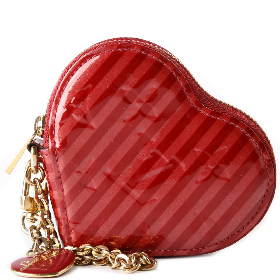 Heart Coin Purse Vernis | Keeks Designer Handbags