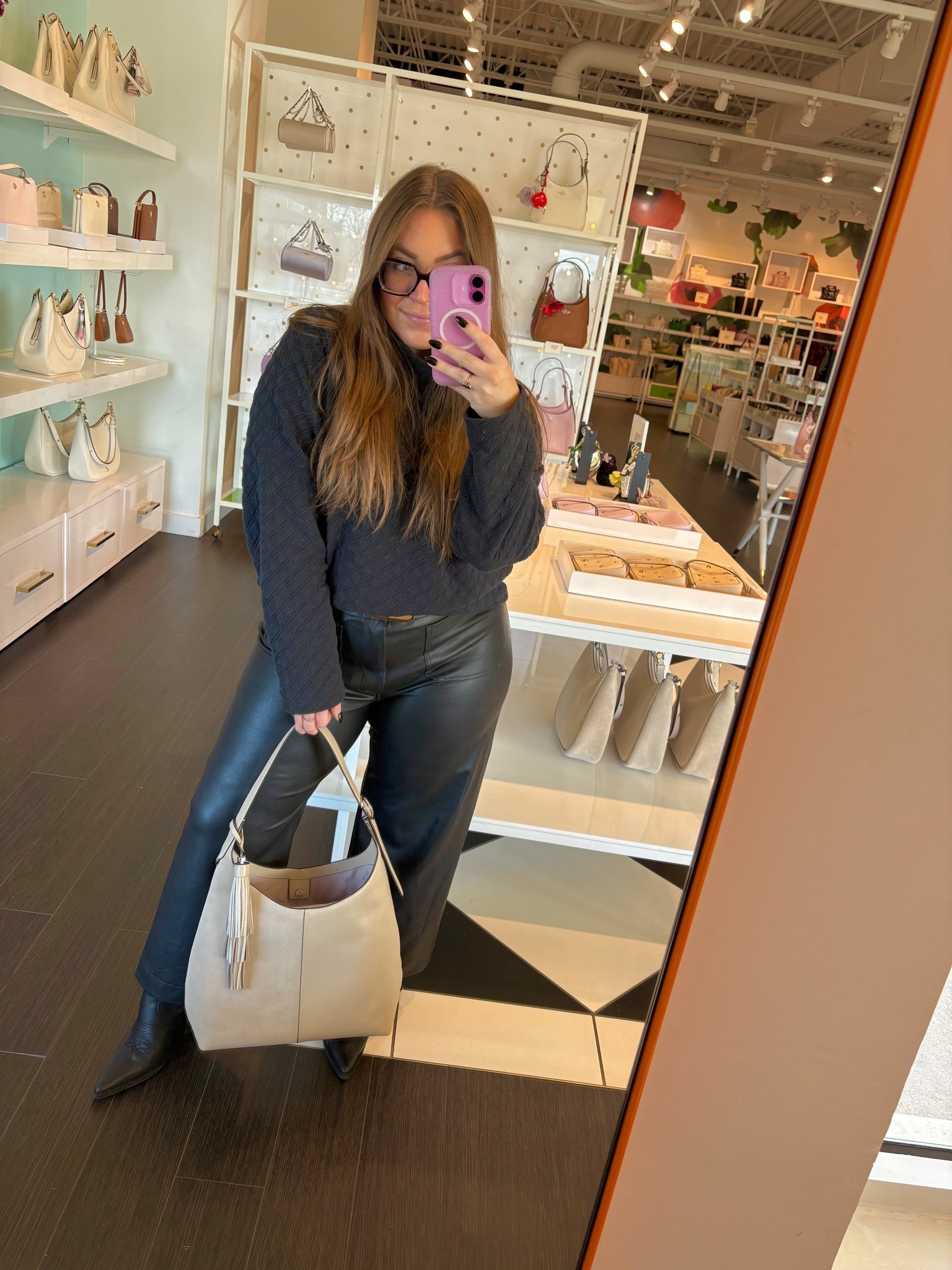 top: size large
pants: 32
belt: medium 
use code 2000022693 for 10% off select Kate Spade Outlet items 

#LTKootd