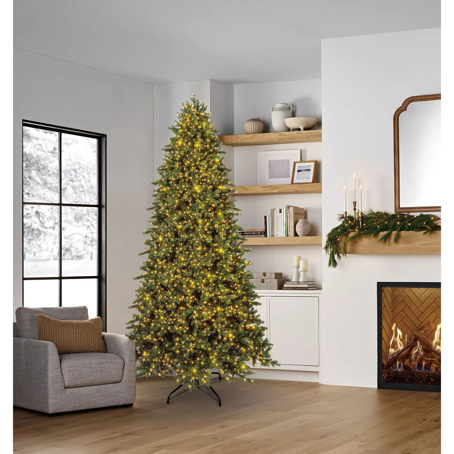 Member's Mark 9' Norway Fir Pre-Lit Christmas Tree | Sam's Club