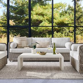 Coastal Outdoor Sofa (76"–86") | West Elm (US)
