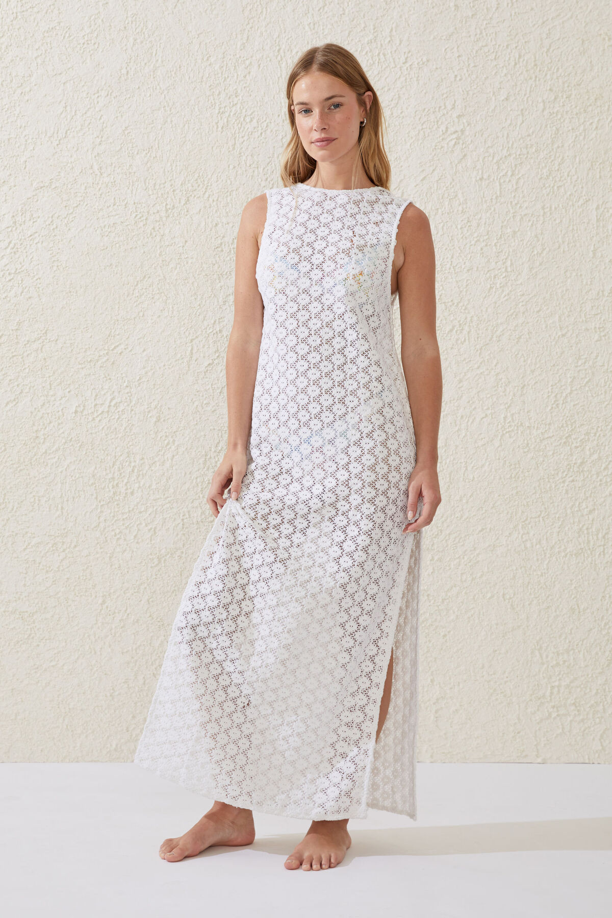 Open Mesh Beach Maxi Dress | Cotton On (ANZ)