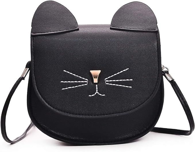 Little Girls Purse Cute Cat Coin Purse Shoulder Bag Handbag Girls Gift | Amazon (US)