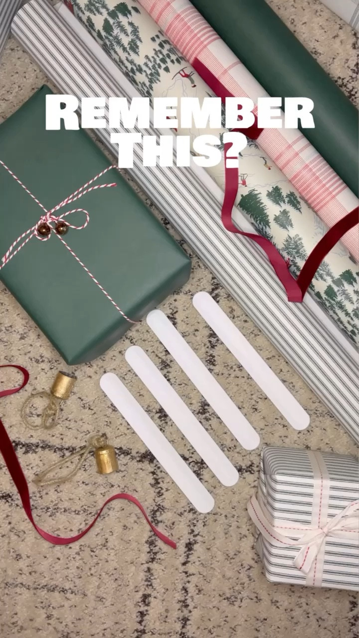 Gifting game-changer! Utilize your slap bracelets for wrapping paper! 👏🏻 

#slapbracelets #wrappingpaper 

#LTKunder50 #LTKHoliday #LTKSeasonal