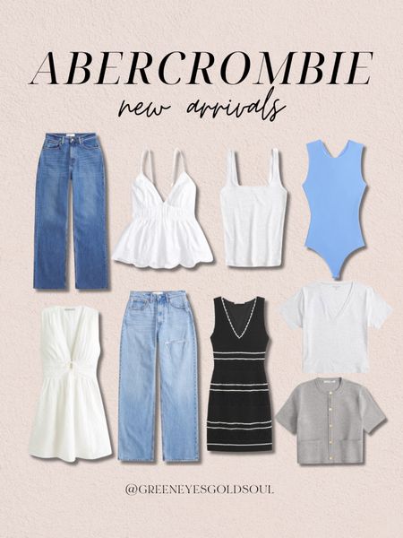 Abercrombie new arrivals 🩵 
Bodysuits, tank, jeans, dress, beach dresses, summer, vacation

#LTKFindsUnder50 #LTKFindsUnder100 #LTKU