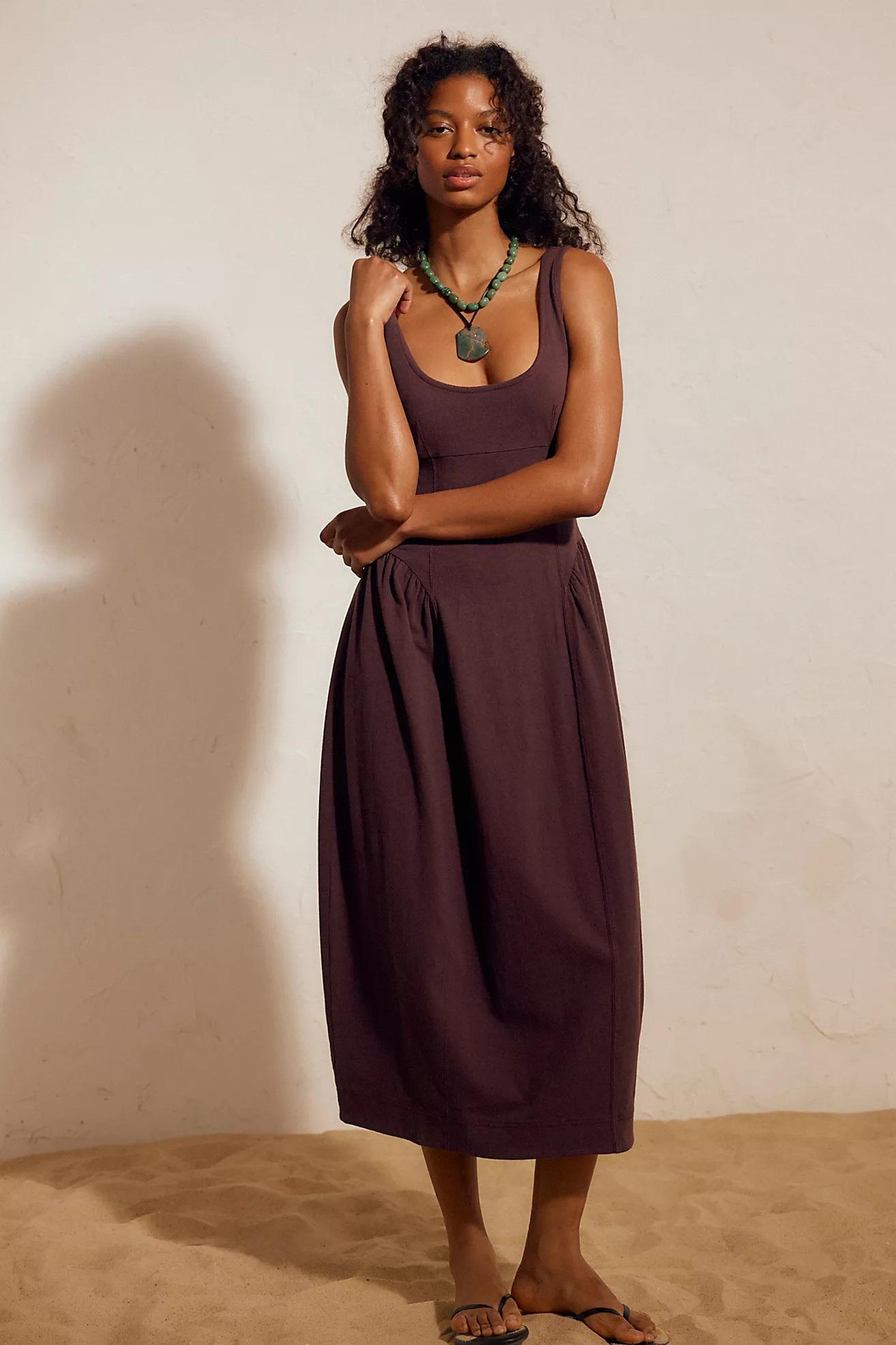 Elsa Cotton Midi Dress | Free People (Global - UK&FR Excluded)