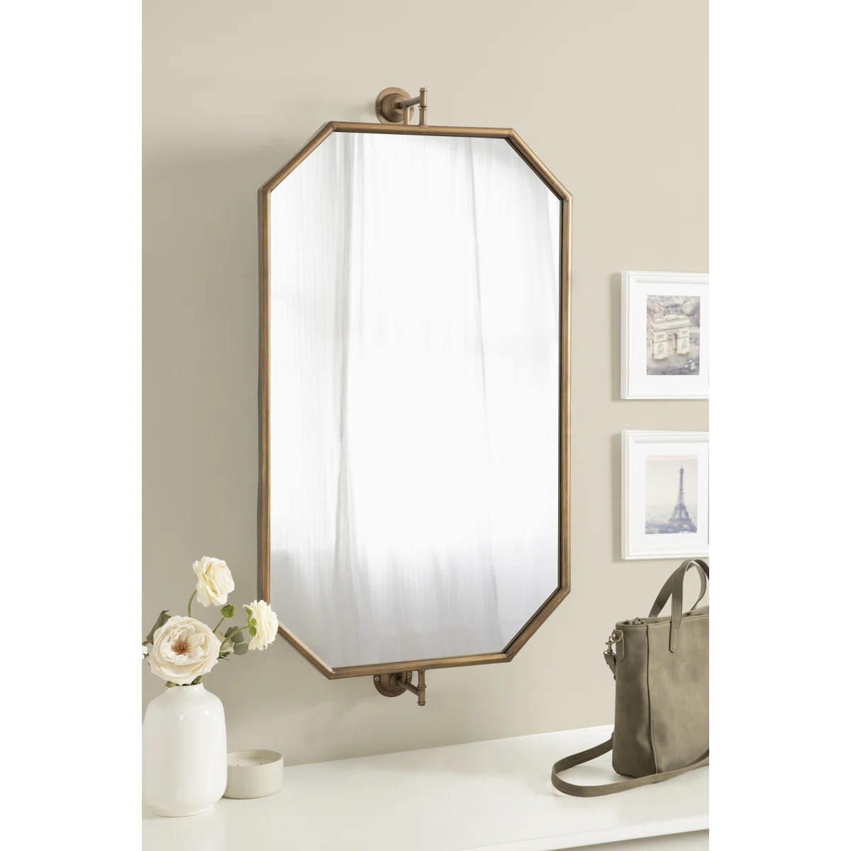 Dunnell Metal Flat Mirror | Wayfair North America