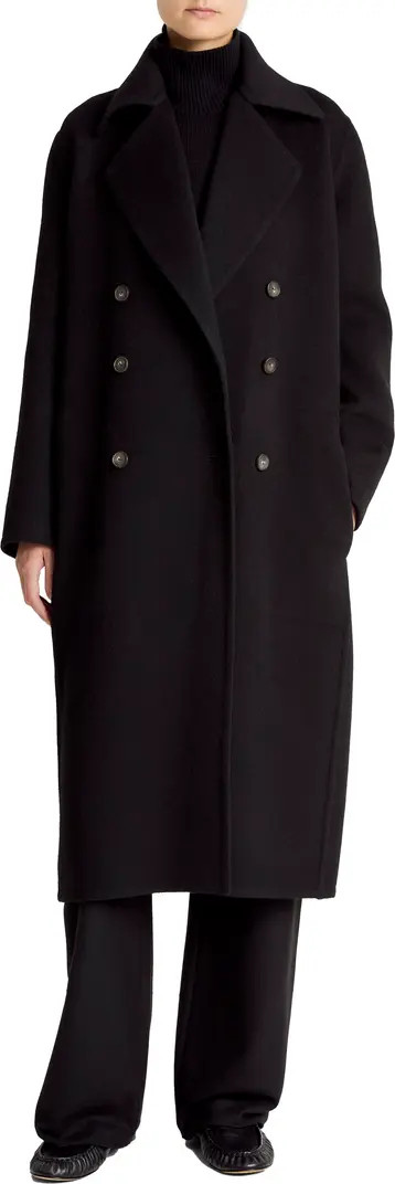 black double breasted wool coat | Nordstrom | Nordstrom