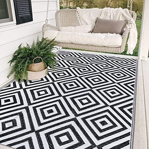 Ridota Reversible Mats, Outdoor Patio Rugs, Plastic Straw Rug, Modern Area Rug, Floor Mat for Outdoo | Amazon (US)
