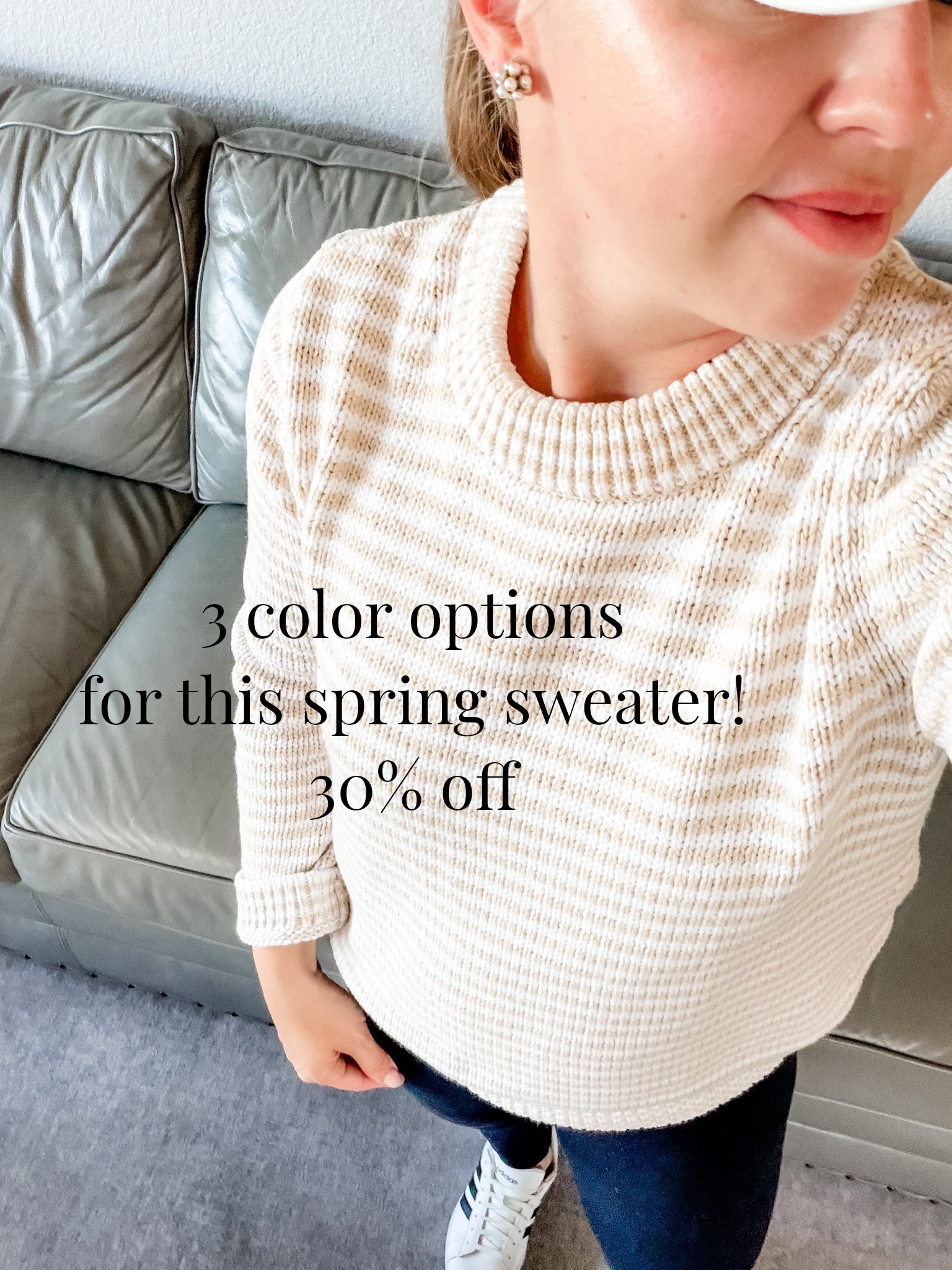 This crewneck sweater is lightweight, but still cozy for cooler spring days! Limited sizes in this color, but I love the bright yellow it also comes in. 30% off and fits tts.

Spring sweater, spring outfits, Ann Taylor 

#LTKootd #LTKSaleAlert #LTKPetite