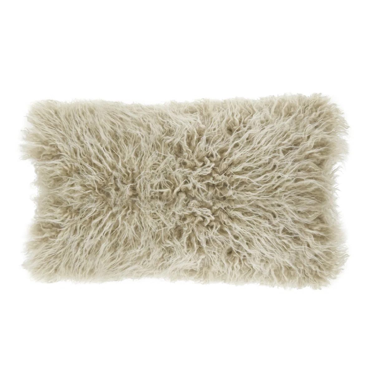 Rectangular Faux Fur Pillow Cover & Insert | Wayfair North America