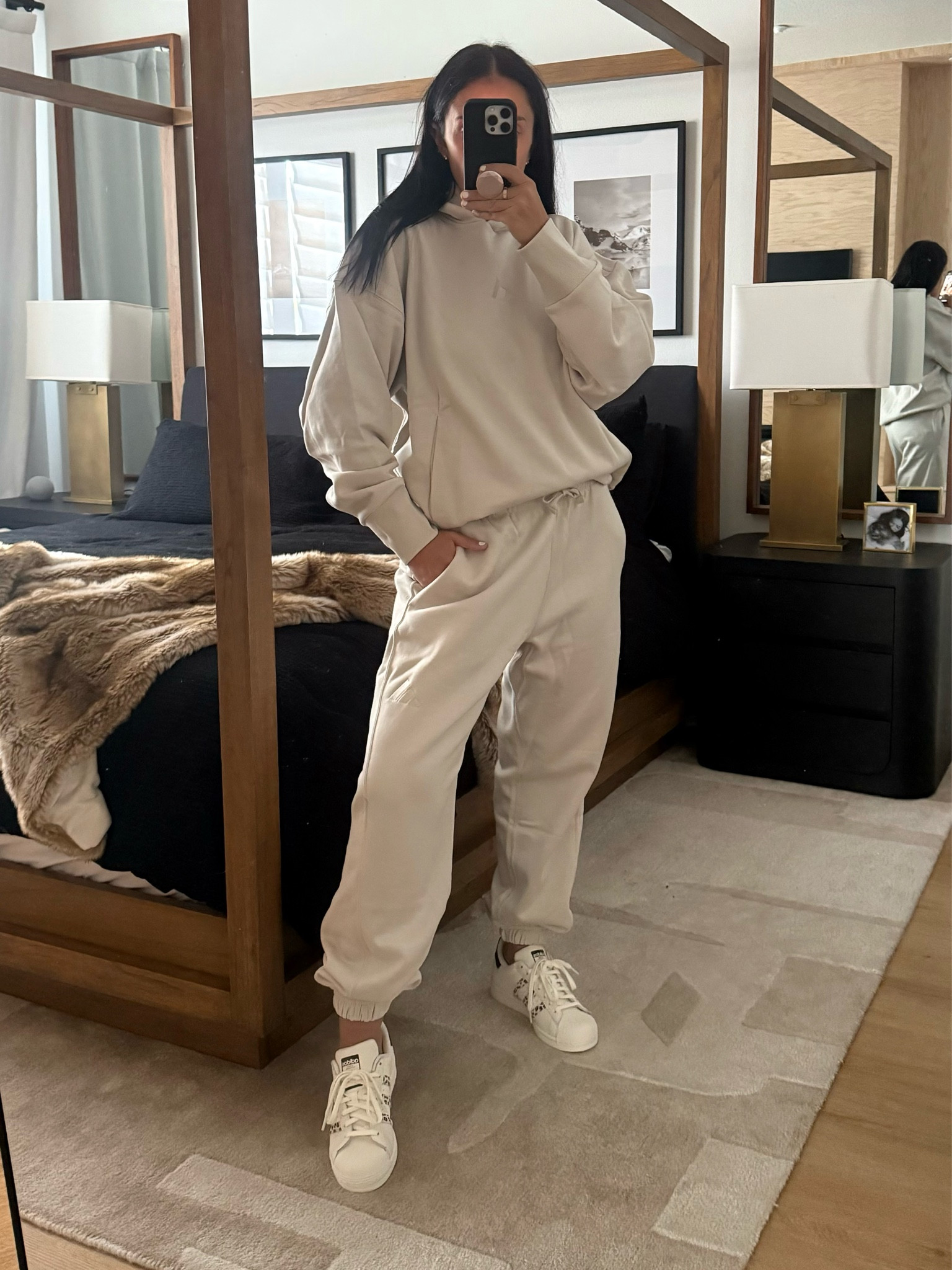 Adidas ALL SZN Fleece Loose Hoodie. ALL SZN Fleece Loose Pants