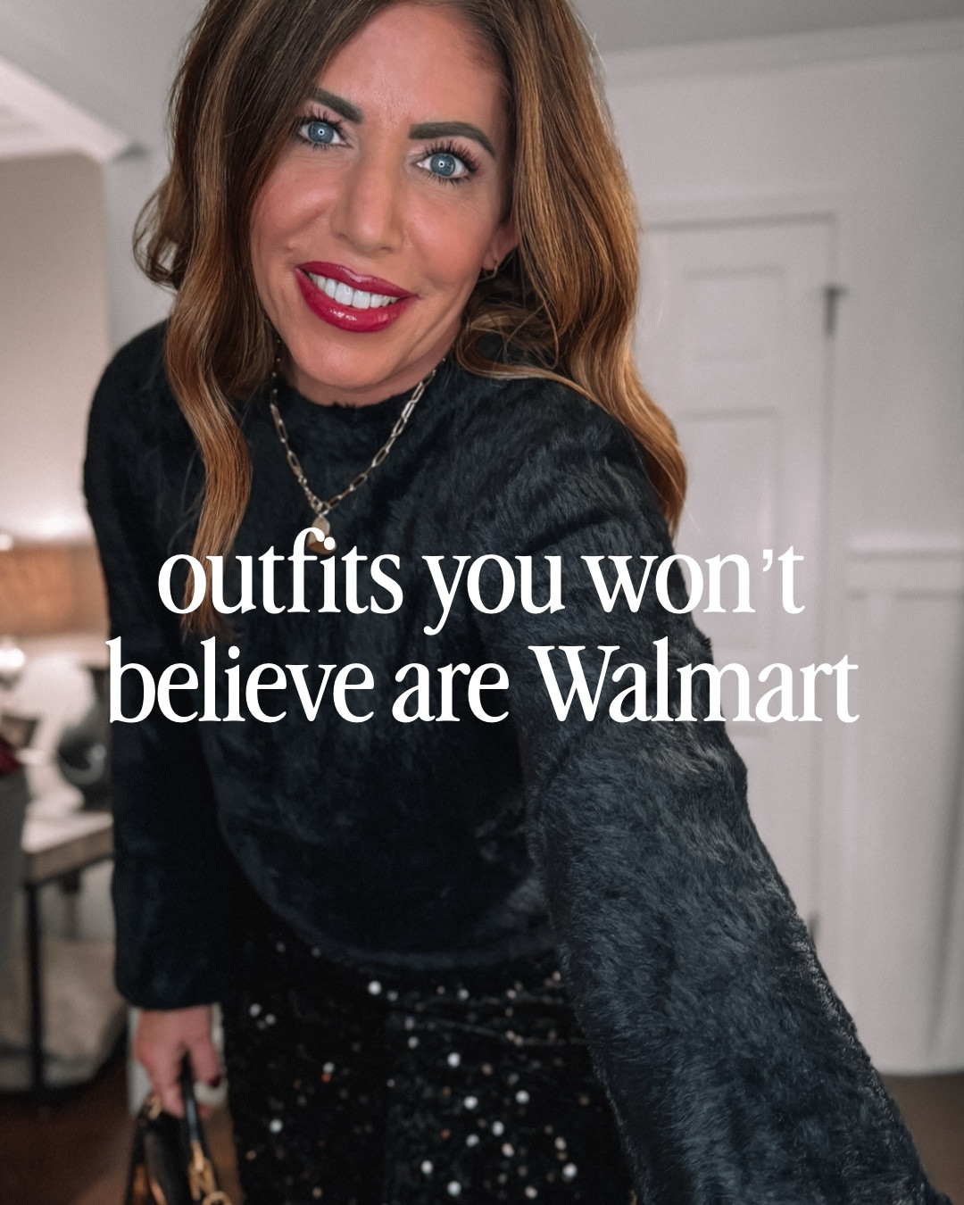 under $40 Holiday outfits from @walmart @walmartstyle #walmartpartner #walmartstyle

 I am wearing my true size medium in all of the tops, skirt, dress, blazers, and jacket & coat. Size 8, in all of the denim/coated jeans. Size medium in the velvet pants. Size L/XL in the two Teddy capes.

Velvet blazer, velvet pants, velvet dress, Teddy coat, faux leather jacket, sequined skirt, holiday party outfit, look for less, coated jeans, casual holiday outfits

 

#LTKFindsUnder50 #LTKOver40 #LTKHoliday