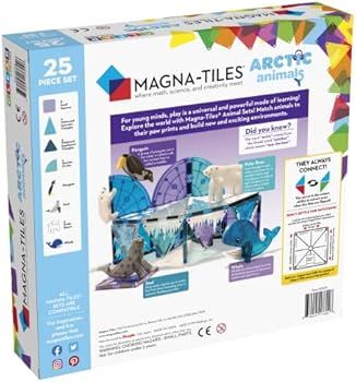 Amazon.com: Magna-Tiles® Arctic Animals 25 Piece Set : Toys & Games | Amazon (US)