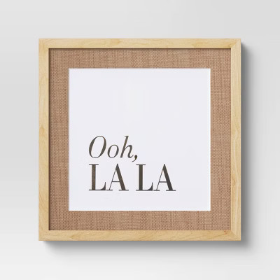 16" x 16" Ooh La La Framed Wall Poster - Opalhouse™ | Target