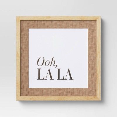 16" x 16" Ooh La La Framed Wall Poster - Opalhouse™ | Target