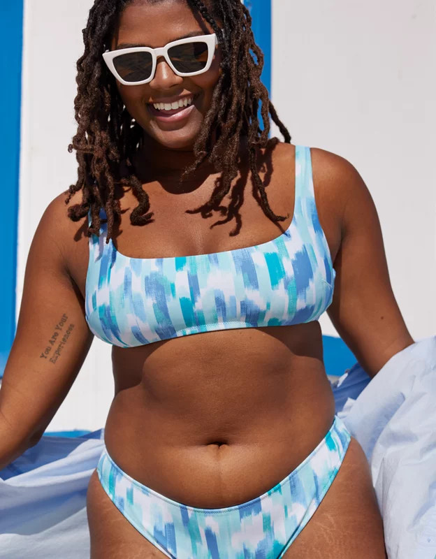 Aerie Tie Back Scoop Bikini Top | American Eagle Outfitters (US & CA)